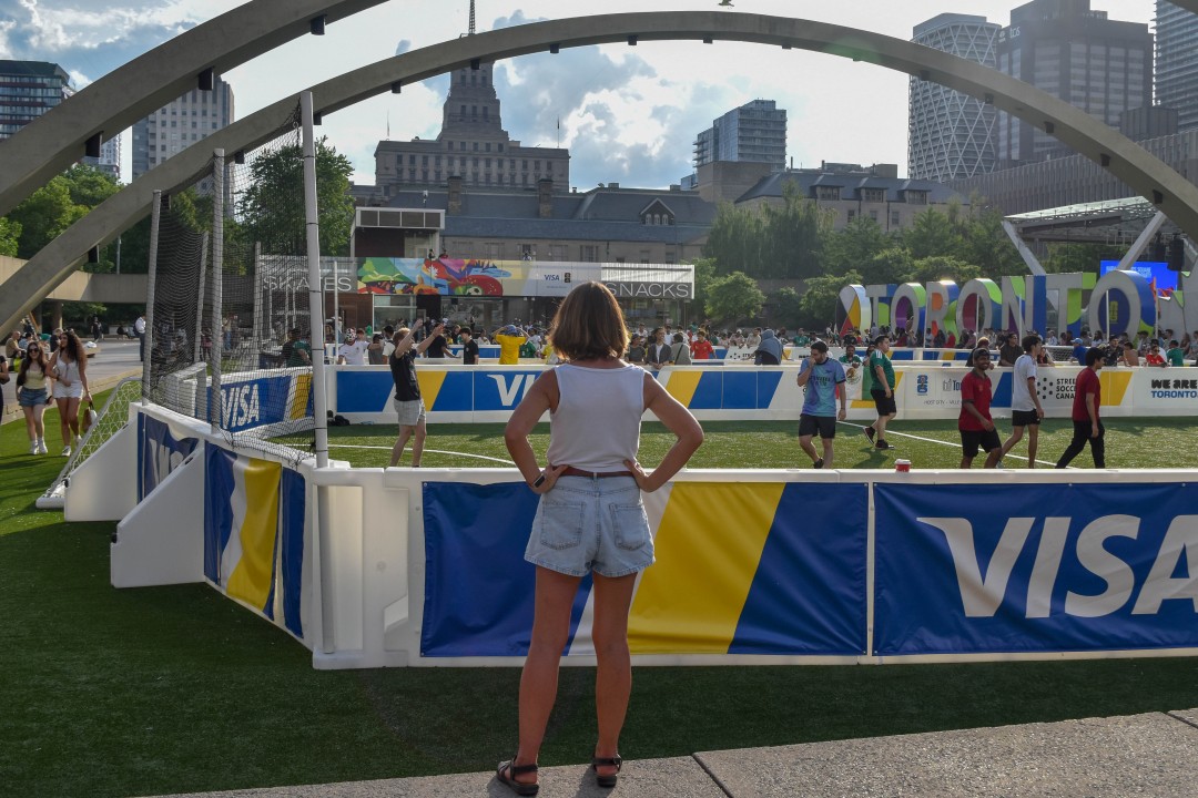 FIFA World Cup 2026 day 1, Nathan Phillips Square, 100 Queen St W, Toronto