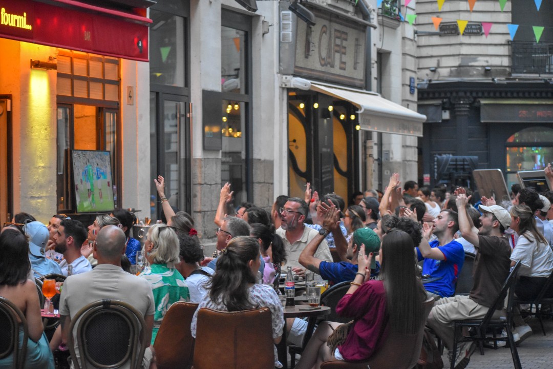 FIFA World Cup 2026. Semi Finals, France vs. Spain, rue Rameau, 44000 Nantes