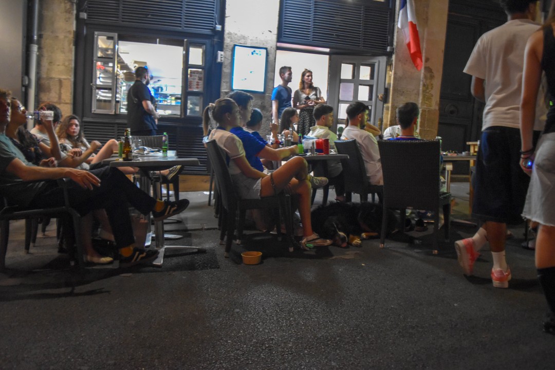 FIFA World Cup 2026. Quarter Finals, France vs. Morocco, rue Jean-Jacques Rousseau, 44000 Nantes