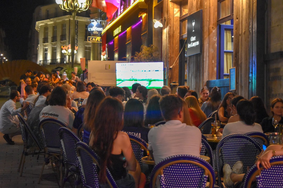 FIFA World Cup 2026. Quarter Finals, France vs. Morocco, rue Jean-Jacques Rousseau, 44000 Nantes