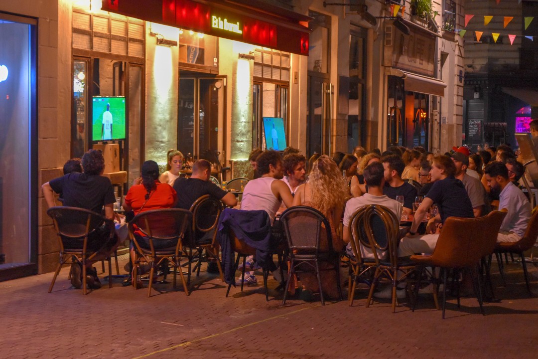 FIFA World Cup 2026. Quarter Finals, France vs. Morocco, rue Jean-Jacques Rousseau, 44000 Nantes