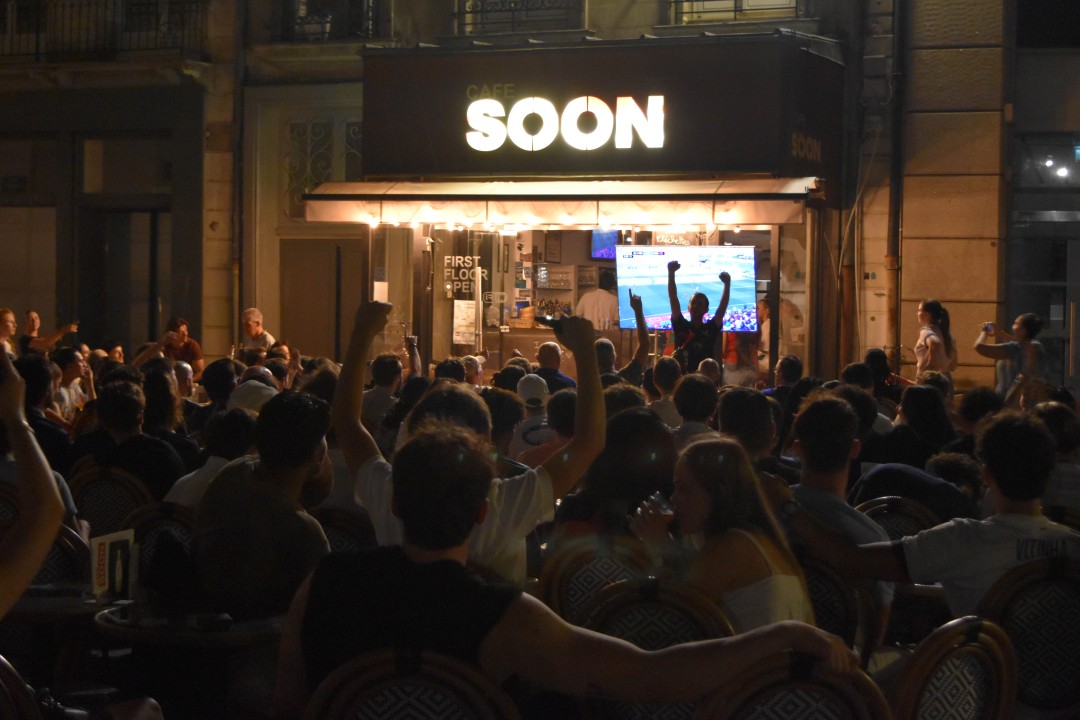 FIFA World Cup 2026. Quarter Finals, France vs. Morocco, place du Commerce, 44000 Nantes