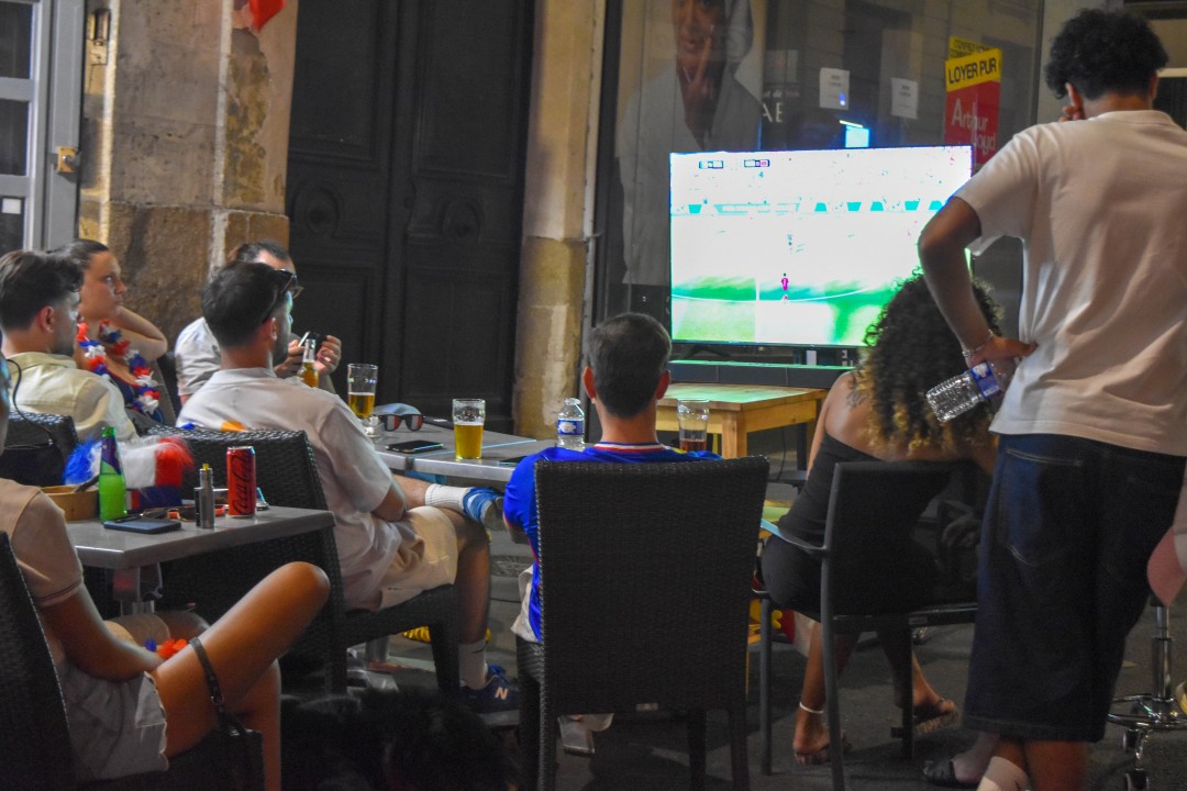 FIFA World Cup 2026. Quarter Finals, France vs. Morocco, rue Jean-Jacques Rousseau, 44000 Nantes