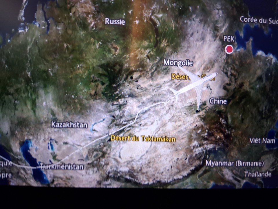 Air France 202 - Paris CDG to Beijing PEK