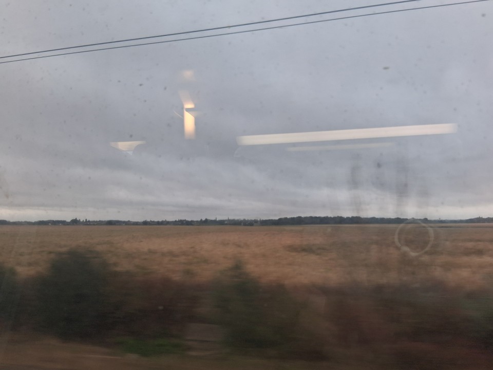 Train from Nantes to Paris Charles de Gaulle Airport, France