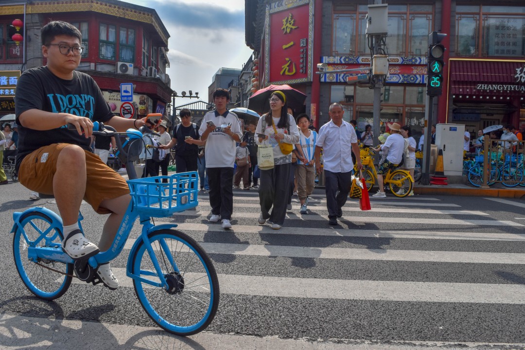 Around Qianmen (前门), Dongcheng District, Beijing, China