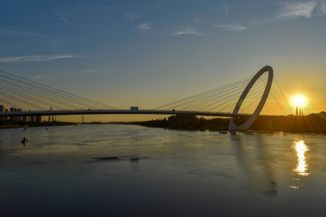 Pedestrian Eye Bridge (眼步桥, Yǎnbù Qiáo) — Nanjing, Jiangsu, China.