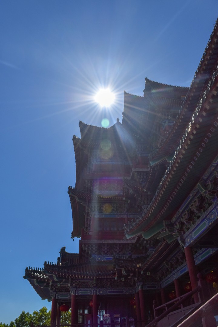 Yuejiang Tower (阅江楼, Yuèjiāng Lóu) — Gulou District, Nanjing, Jiangsu, China.