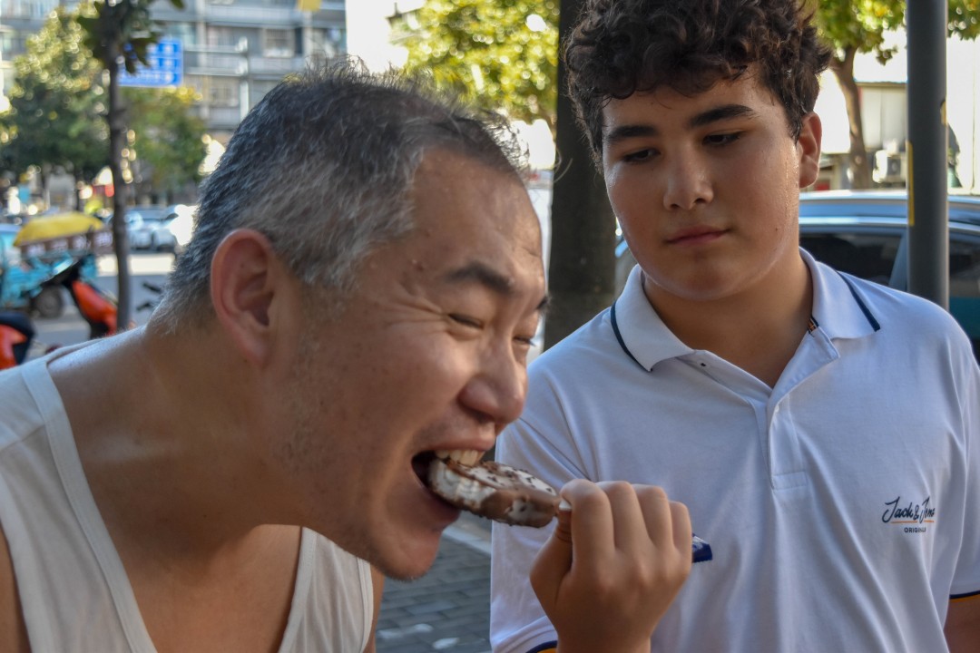 Nanjing street moments — Nanjing, Jiangsu, China.