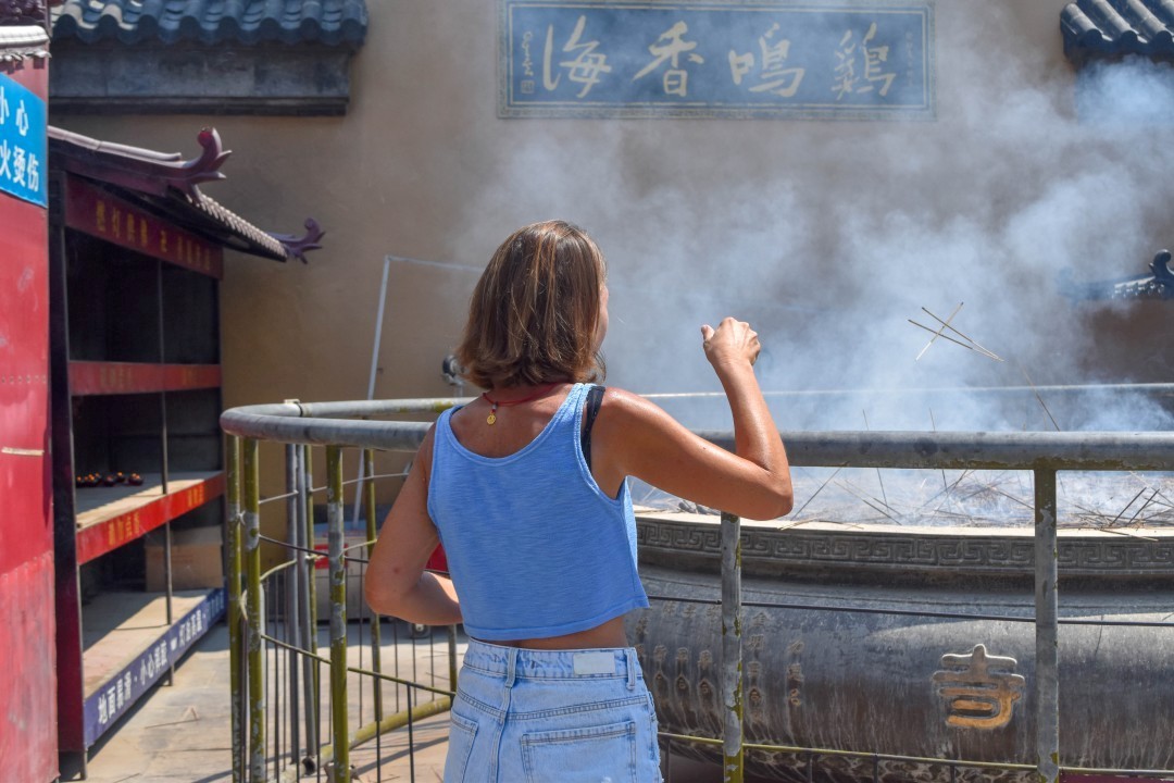 Jiming Temple (鸡鸣寺, Jīmíng Sì) — Xuanwu District, Nanjing, Jiangsu, China.