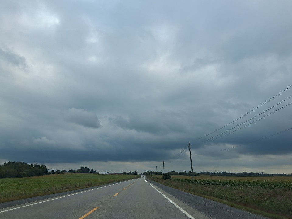 On the road from Ottawa to Cornwall — Sept. 13, 2026, Ontario, Canada