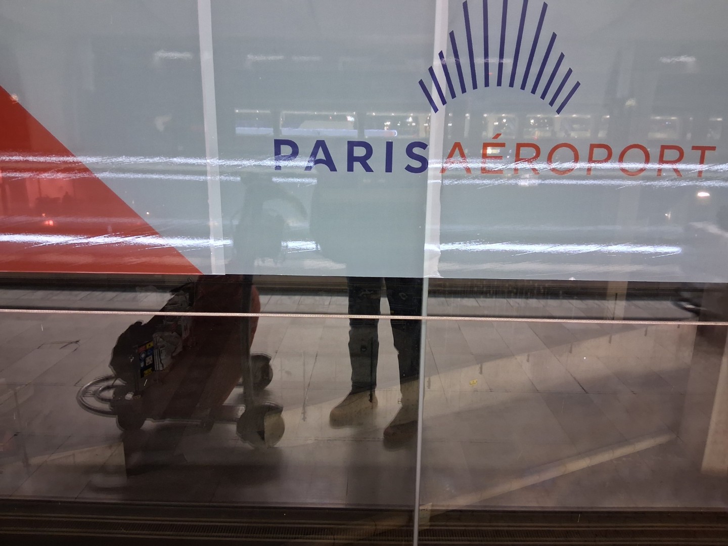 Paris Aéroport signage at Charles de Gaulle Airport — Oct. 18, 2026, Roissy-en-France, France